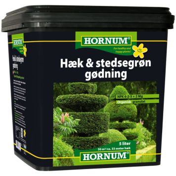Hæk - & stedsegrøngødning 5 liter - Hornum