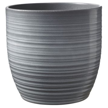 Soendgen Keramik urtepotte Bergamo grå Ø13-19 cm