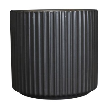 Scan-Pot urtepotteskjuler Pearl sort mat Ø18,5 cm 