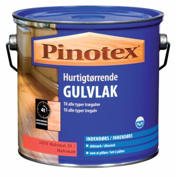 Pinotex gulvlak hurtigtørrende halvmat 2,5 l