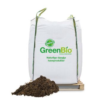 GreenBio varmebehandlet kompost big bag 2000 L