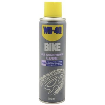 behandle Forbavselse Vedhæftet fil WD40 smøremiddel t/cykelkæde All Conditions 250 ml | BAUHAUS