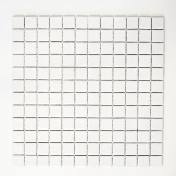 Mosaik Uni mat hvid 29,8 x 29,8 cm