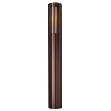 Nordlux havelampe Aludra brun E27 15 W IP54 95x12 cm