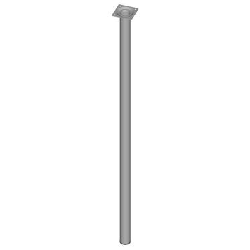 Element-System møbelben grå Ø30x100 mm