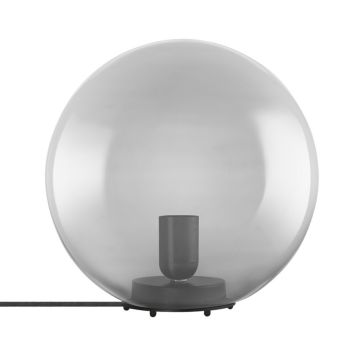 Ledvance bordlampe Bubble Vintage 1906 røgfarvet Ø25 cm