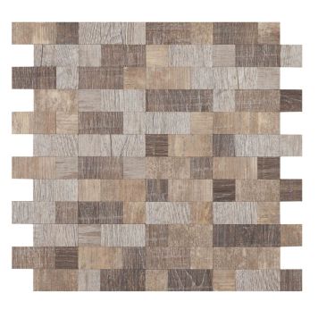 Mosaik Wood Brick selvklæbende 30,5x30,5 cm