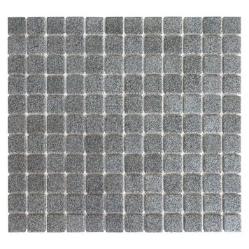 Mosaik Antislip porcelæn mat grå 33 x 30,2 cm
