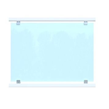 Palmako facadehegn Siri hvid 1108x890 mm m/glas