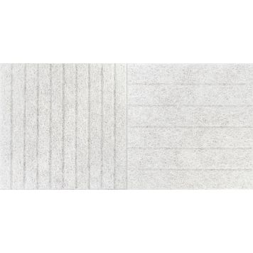 Troldtekt akustikplade Wall Deco V-line hvid 60x60 cm 
