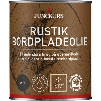 Junckers rustik bordpladeolie sort 0,75 l