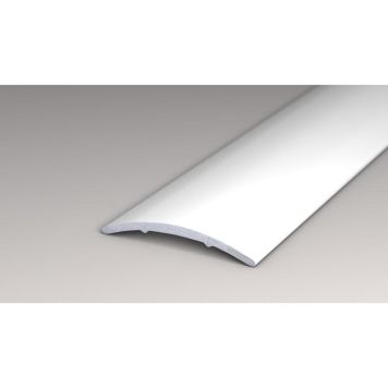 Logoclic overgangsprofil aluminium hvid 1000x30x3 mm