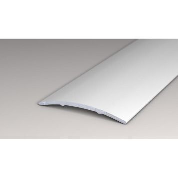 Logoclic overgangsprofil aluminium sølv 1000x40x5 mm