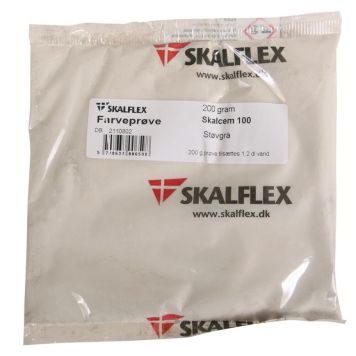 Skalflex farveprøve Skalcem 100 støvgrå 200 g