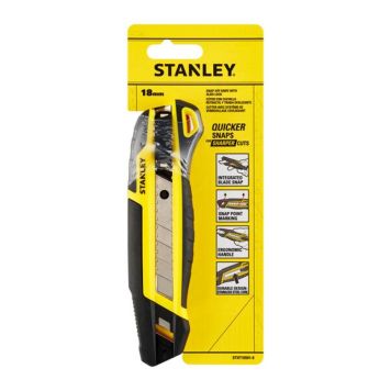 Stanley hobbykniv Snap-Off Knife m/glidelås 18 mm
