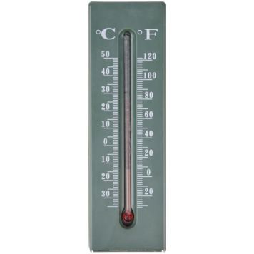 Garden Life termometer m/nøglerum grøn 5x2,6x15,9 cm