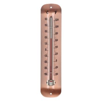 Garden Life termometer kobberlook 6,6x30 cm