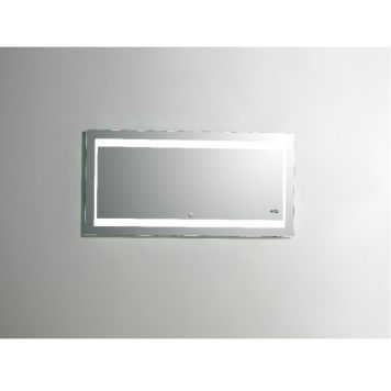 Spejl Silver Futura med LED 140x70 cm