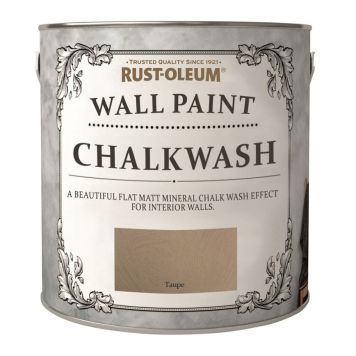 Rust-Oleum Chalkwash væg- og loftmaling Taupe 2,5 L