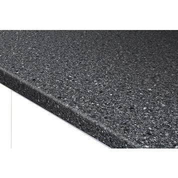 Resopal laminatbordplade Black Granite 28x610x3650 mm