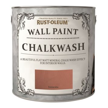 Rust-Oleum Chalkwash væg- og loftmaling Terracotta 2,5 L