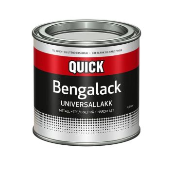 Quick Bengalack universallak sort blank 0,25 l