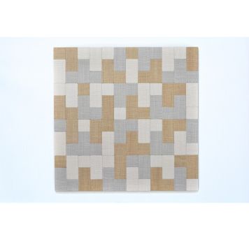 Mosaik Combi selvklæbende metal mix tekstil 30,5 x 30,5 cm