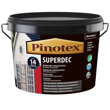 Pinotex træbeskyttelse Superdec hvid 10 L