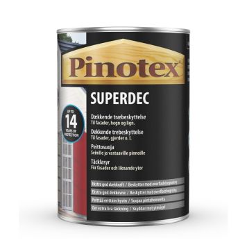 Pinotex træbeskyttelse Superdec nordic deep gray 1 L