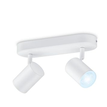 Wiz LED-spotlampe Imageo 2xGU10 2x4,9 W hvid