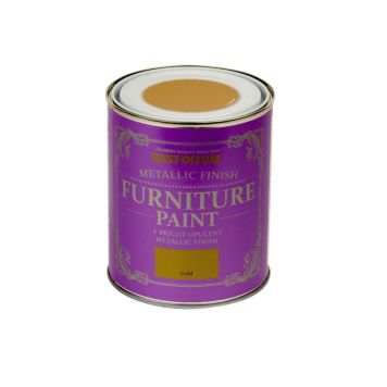 Rust-Oleum Metallic Furniture Paint Gold - 125ml