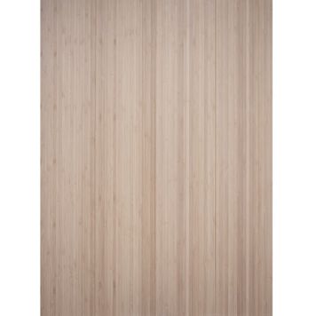 Holse & Wibroe Bambus LamelPlank, Klik Nordic Grey, hvid matlak 2,89 m² 14x190x1900 mm 