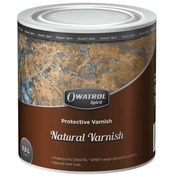 Owatrol beskyttende lak Spirit Natural Varnish 0,5 L