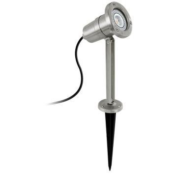 Eglo LED-havelampe Nema med spyd rustfri stål GU10 5 W