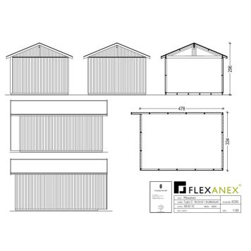 FLEXANEX TYPE C 16 m² UBEHANDLET "INDIVIDUEL"