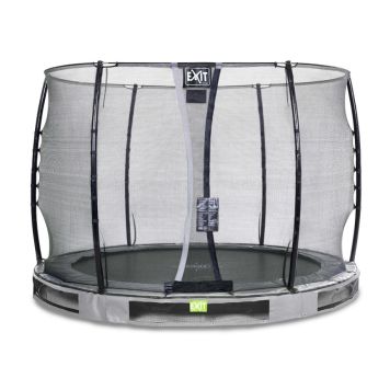 Exit trampolin Elegant Ground grå inkl. sikkerhedsnet Ø305 cm