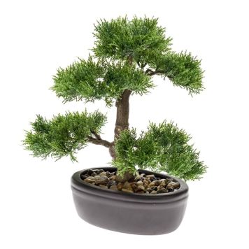 Emerald kunstigt bonsai cedertræ 35 cm