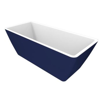 Camargue badekar Marstrand fritstående blå hvid 170x75 cm