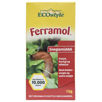 Ecostyle sneglebekæmpelse Sneglemiddel Ferramol 1 kg