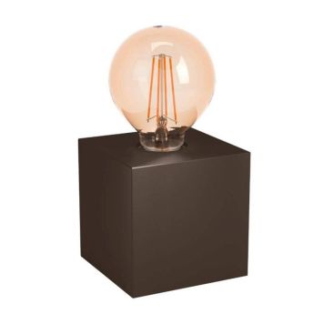 Eglo bordlampe Prestwick 1 mørk bronze 10 cm
