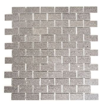 Mosaik Uni grå 30,5 x 32,5 cm