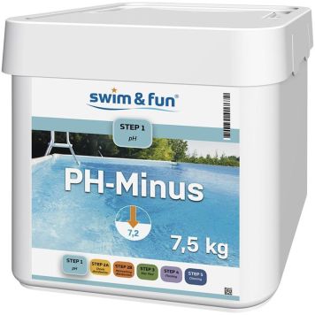 Swim & Fun vandplejemiddel pH Minus 7,5 kg