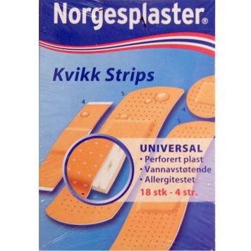 Norgesplaster 18 stk. plaster i 4 størrelser