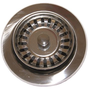 Bundventil til køkkenvask 1½" Ø113 mm