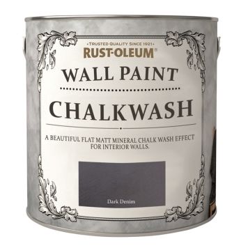 Rust-Oleum Chalkwash væg- og loftmaling Dark Denim 2,5 L