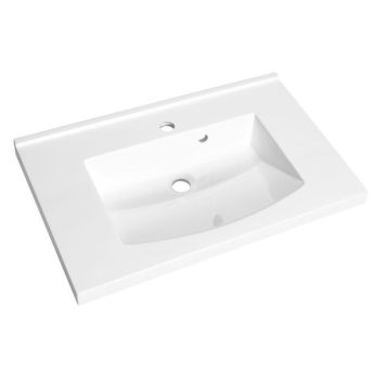 Allibert håndvask Flex blank hvid polybeton 60 cm 