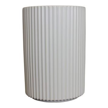 Scan-Pot vase Pearl hvid mat 20,5 cm 