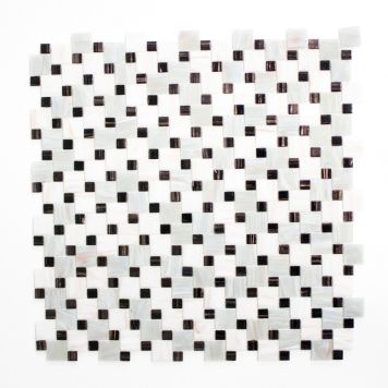 Mosaik mix grå/hvid 31,8 x 31,8 cm