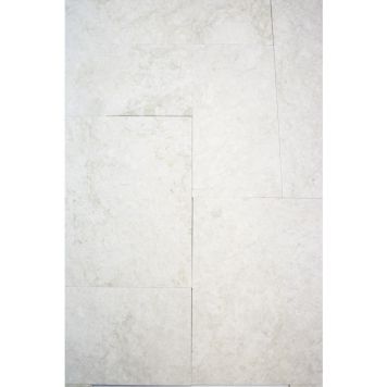 Gulv-/vægflise Botticino marmor forskl. stør. 0,74 m²