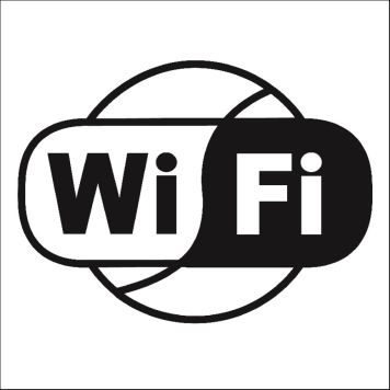 Pickup skilt Wi-Fi 20x20 cm